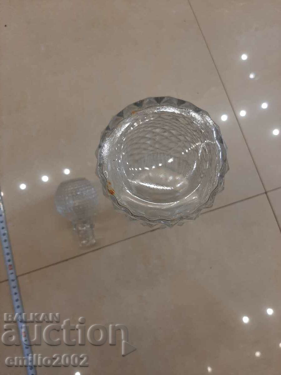 Auction  Glass carafe retro social