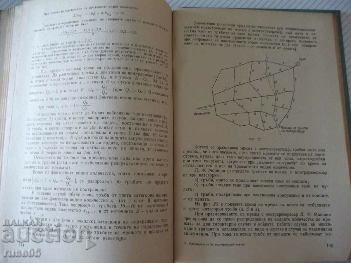 Delivery of Book "Dimensioning of water supply networks - N.N. Abramov" - 192 pages