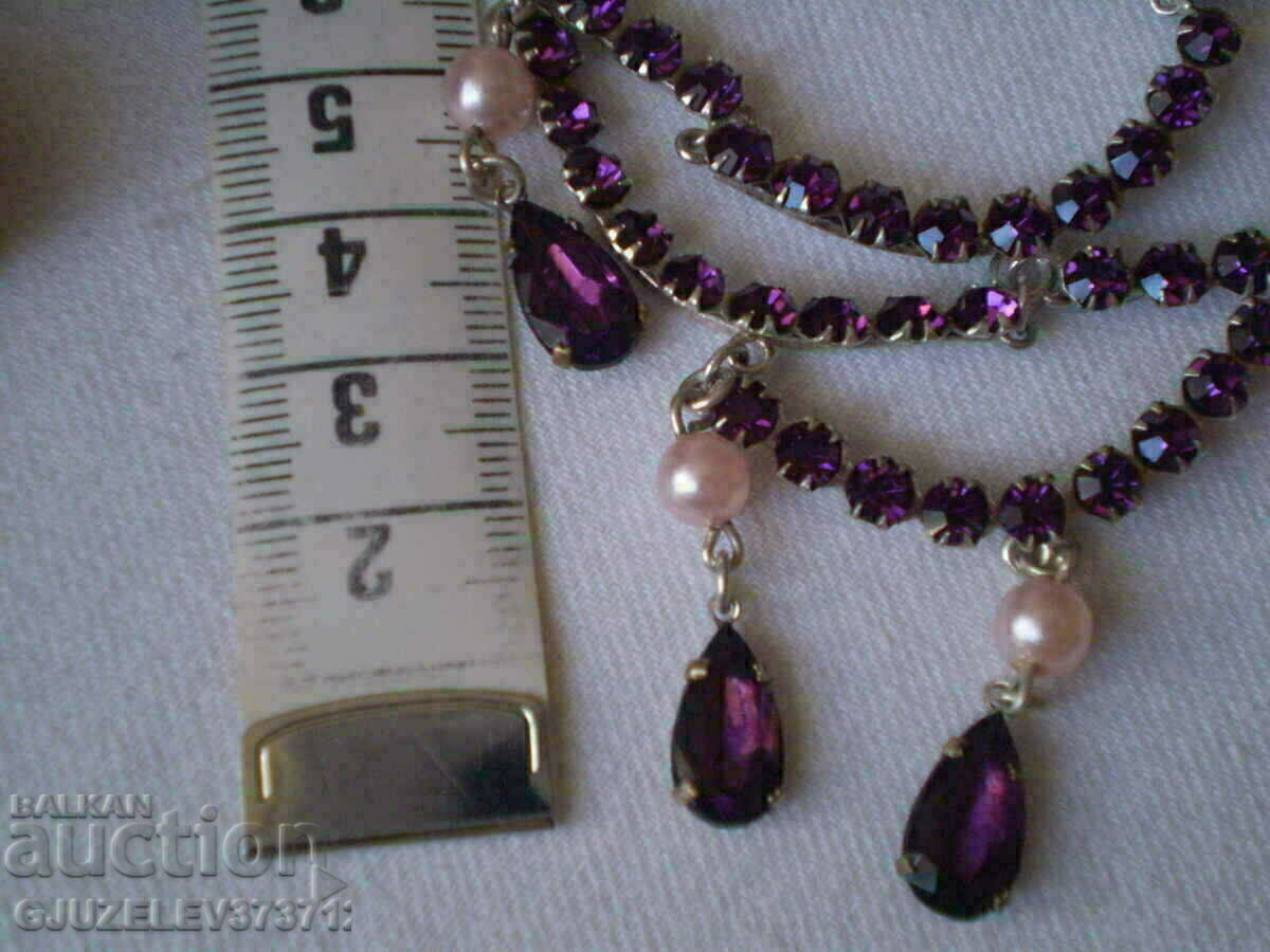 Old women's necklace art deco necklace - 5