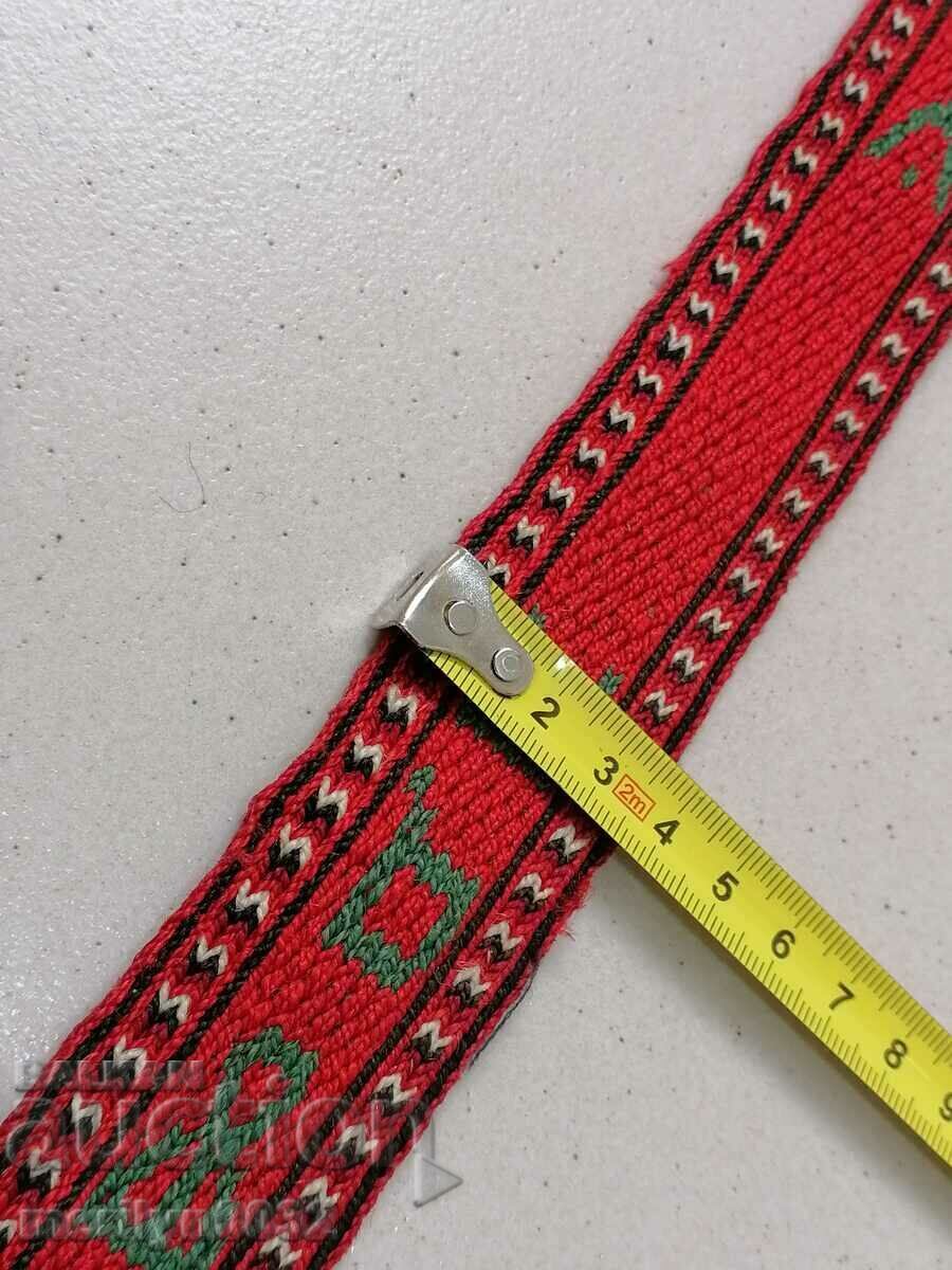 Old hand woven belt, belt, poft, costume - 6 Old hand woven belt, belt, poft, costume - 6