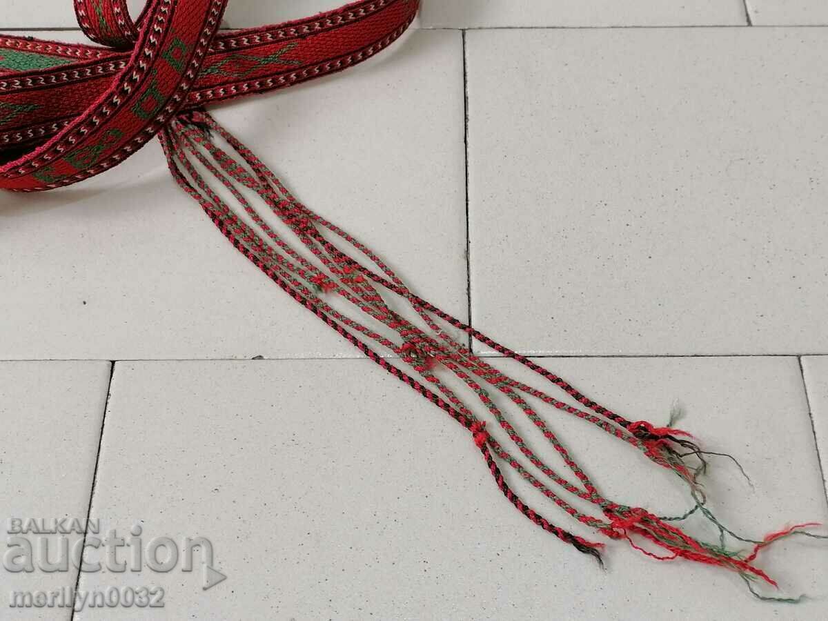 Old hand woven belt, belt, poft, costume - 7 Old hand woven belt, belt, poft, costume - 7