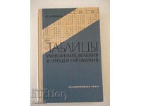 Βιβλίο "Πίνακες πολλαπλασιασμού, διαίρεσης και ποσοστών. - F. Makeev" - 308 σελίδες.