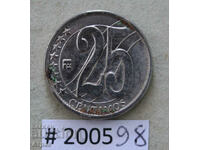 25 centimos 2007 Βενεζουέλα