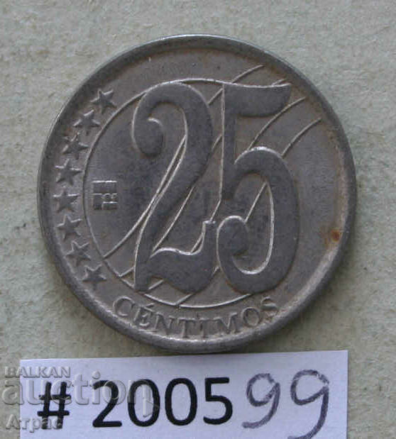 25  центимос 2007  Венецуела