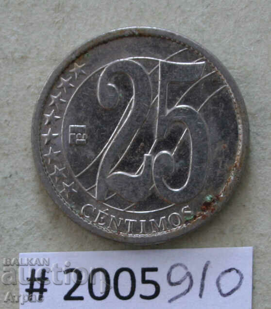 25 centimos 2007 Βενεζουέλα