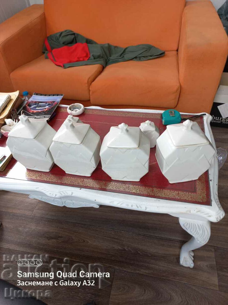 PORCELAIN BULGARIAN SPICE SERVICE - 7 PORCELAIN BULGARIAN SPICE SERVICE - 7