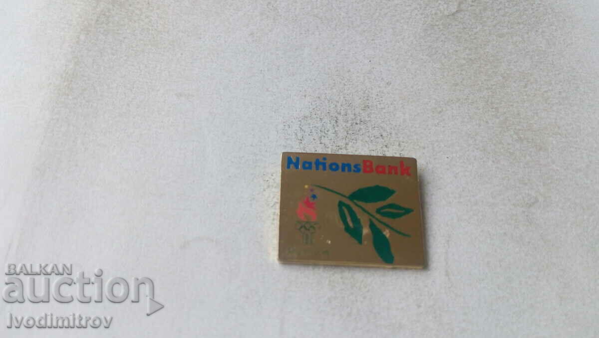 Ολυμπιάδα Atlanta 1996 Nations Bank Badge