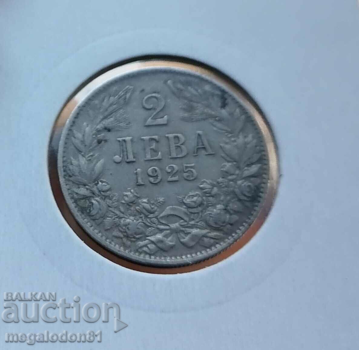 Delivery of Bulgaria - 2 BGN 1925, without line Delivery of Bulgaria - 2 BGN 1925, without line