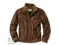 American goatskin leather jacket / Orvis Goatskin Jacket