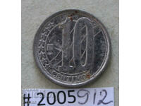 10  центимос 2007  Венецуела