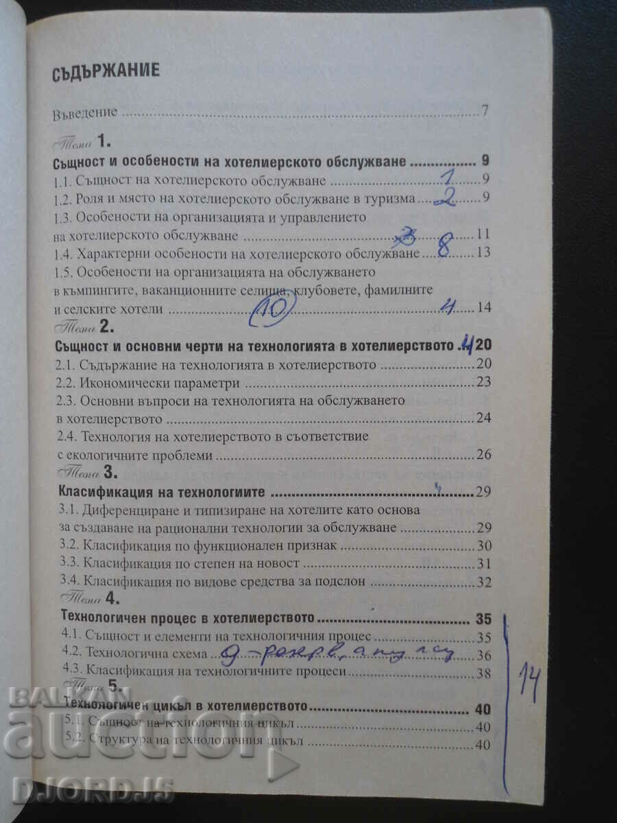 Delivery of Hotel service technology Delivery of Hotel service technology