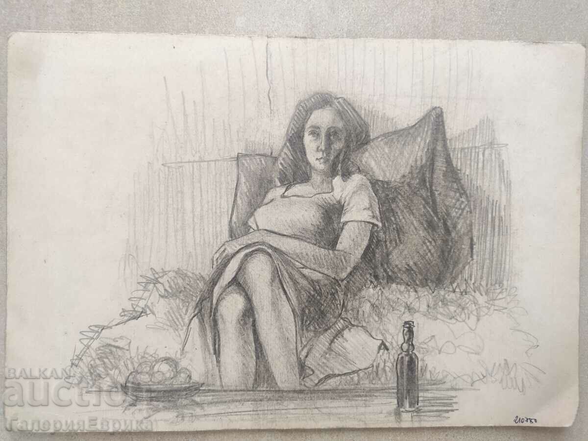 Master drawing unsigned with price 9.00 BGN | € 4.60 Master drawing unsigned with price 9.00 BGN | € 4.60