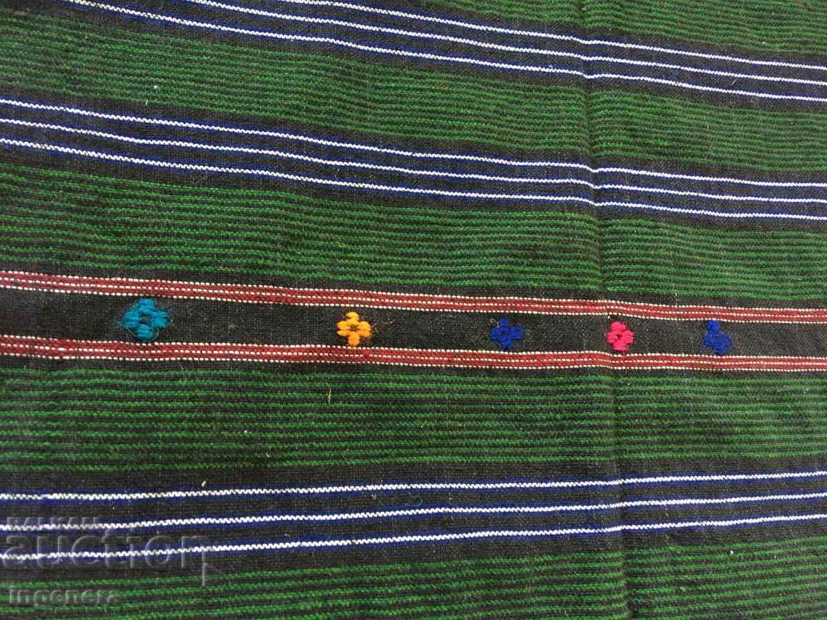 Auction  ANTIQUE ETHNIC WOVEN WOOL APRON