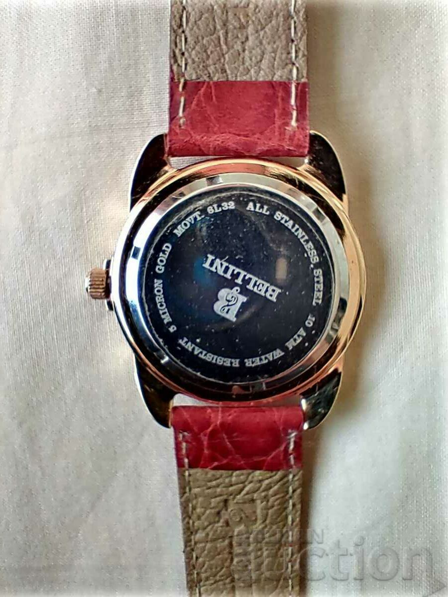 Auction BELLINI watch, gold plated Auction BELLINI watch, gold plated