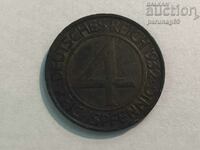 Germany 4 reichs pfennig 1932 year A