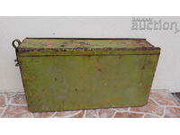 военна армейска метална кутия WW2 WWII сандъче за боеприпаси