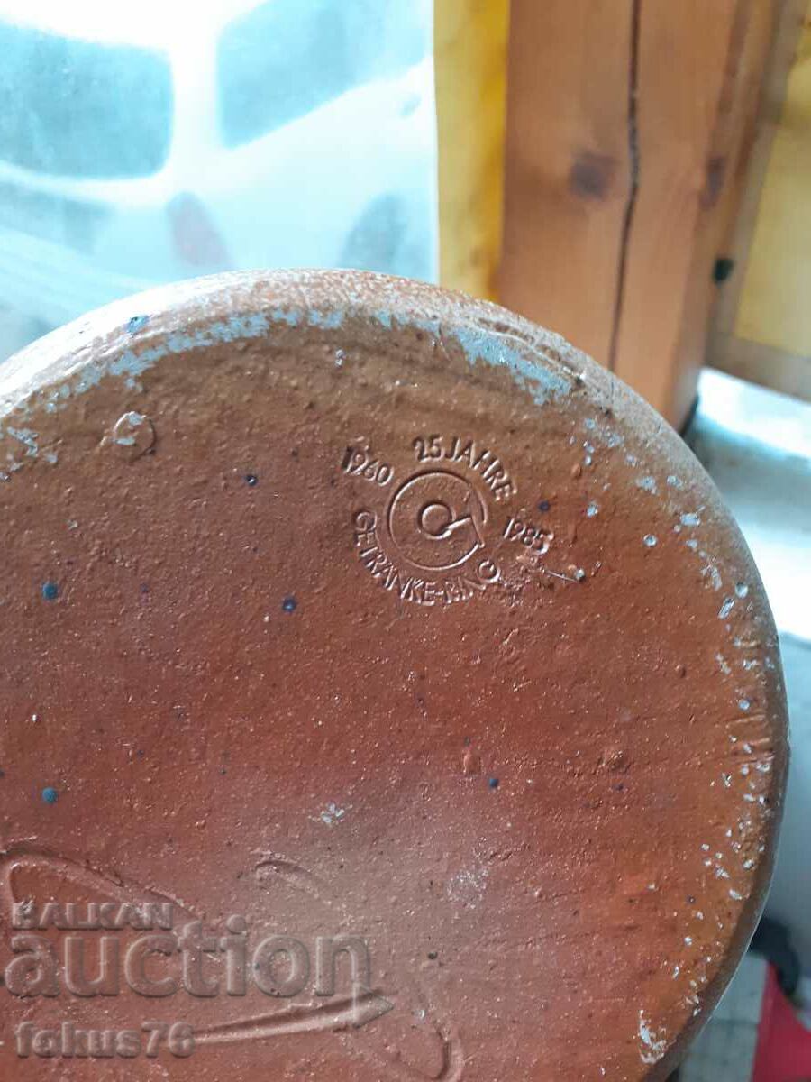 Old German ceramic beer mug - 5