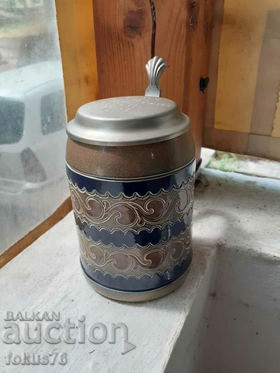 Auction Old German Goebel beer mug Auction Old German Goebel beer mug