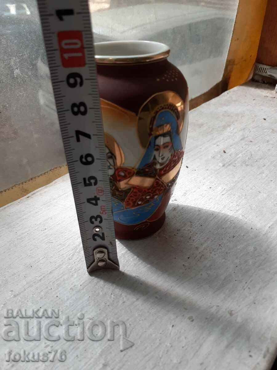 Vaza satsuma din portelan japonez marcata satsuma - 7