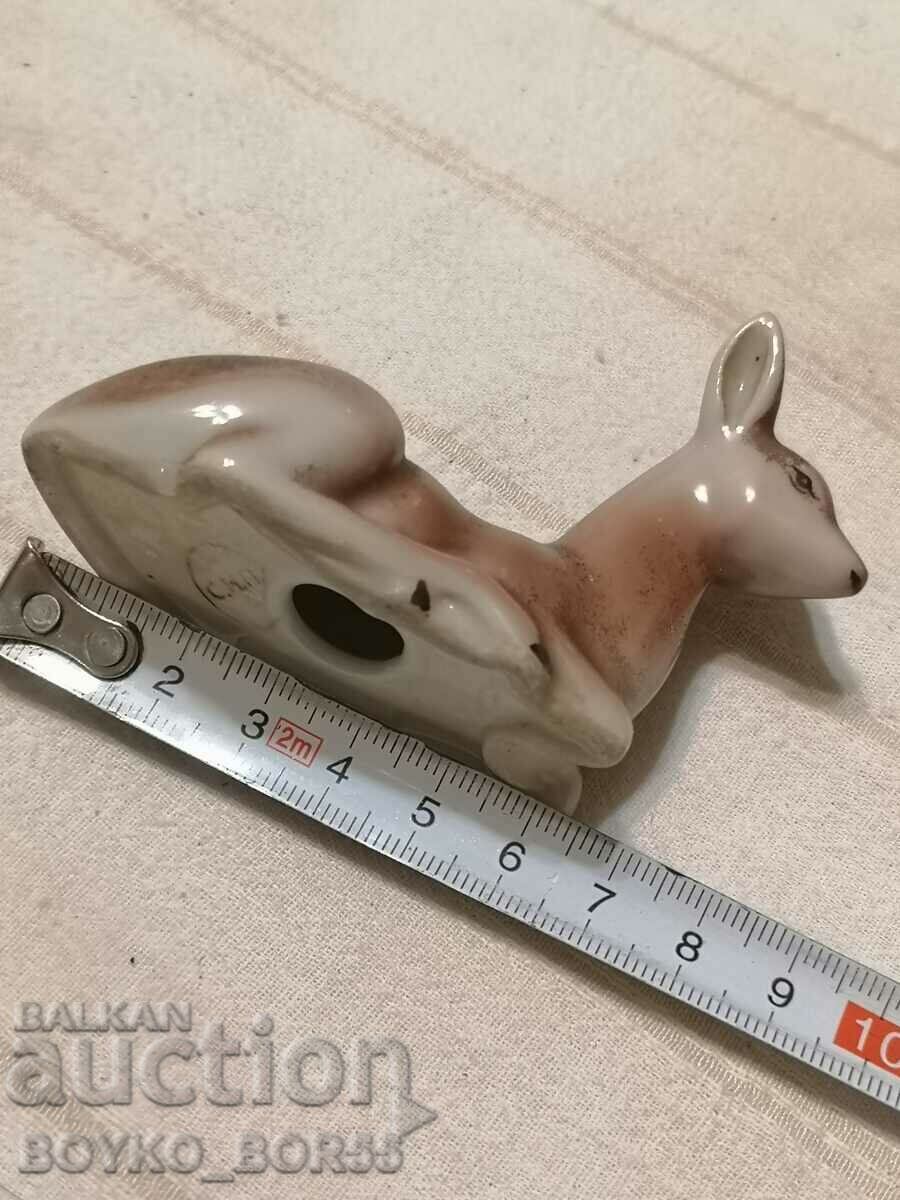 Delivery of Antique Porcelain Figure Doe S And P. Delivery of Antique Porcelain Figure Doe S And P.