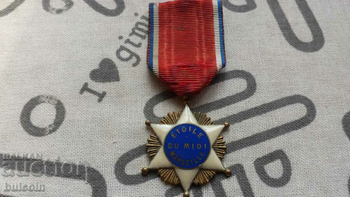 FRENCH STAR OF MARSEILLE MEDAL