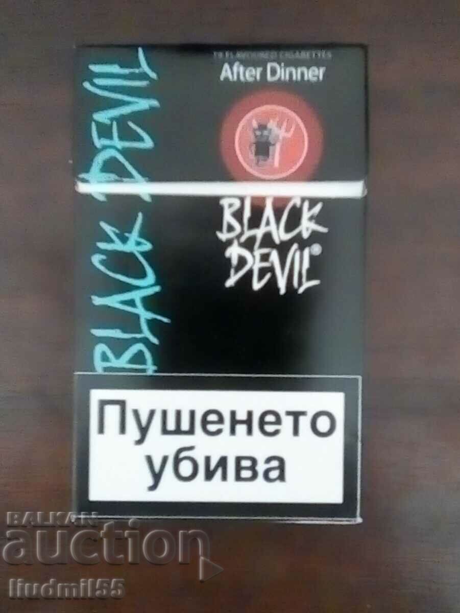 EMPTY BOX OF BLACK DEVIL CIGARETTES