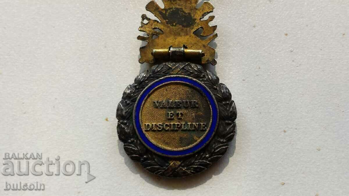 FRANCE MILITARY MEDAL THIRD REPUBLIC 1870/SILVER MARKED - 7 FRANCE MILITARY MEDAL THIRD REPUBLIC 1870/SILVER MARKED - 7