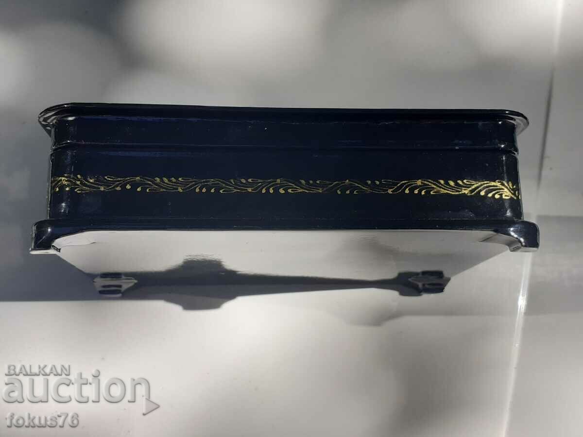 Unique Russian large lacquer box Fedoskino soldiers - 6 Unique Russian large lacquer box Fedoskino soldiers - 6