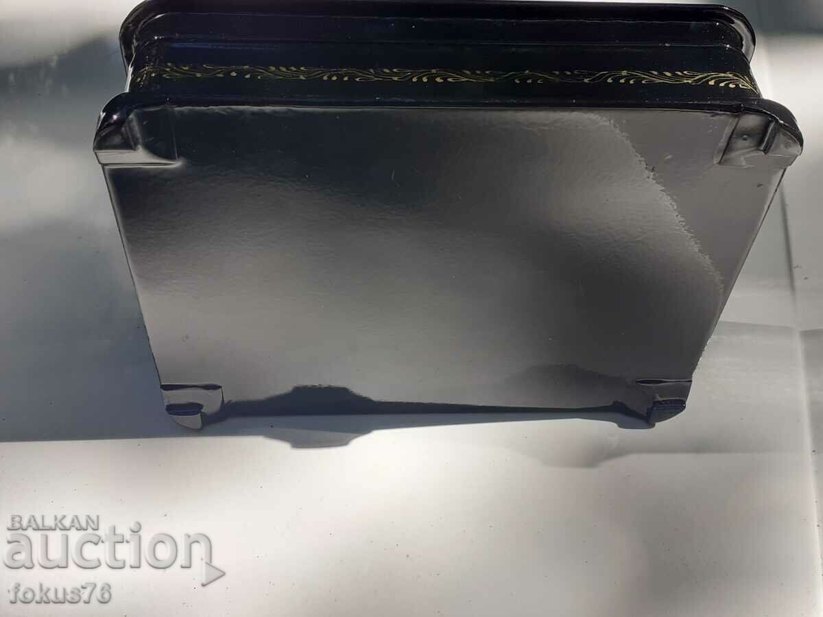 Unique Russian large lacquer box Fedoskino soldiers - 7 Unique Russian large lacquer box Fedoskino soldiers - 7