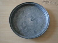 vintage handmade wrought copper pumpkin pan