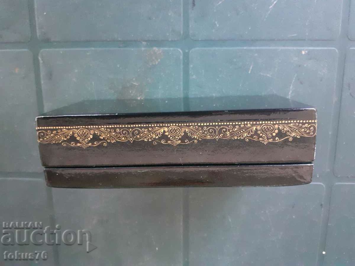 Unique Russian lacquer box hand painted fairy tale scene - 6 Unique Russian lacquer box hand painted fairy tale scene - 6