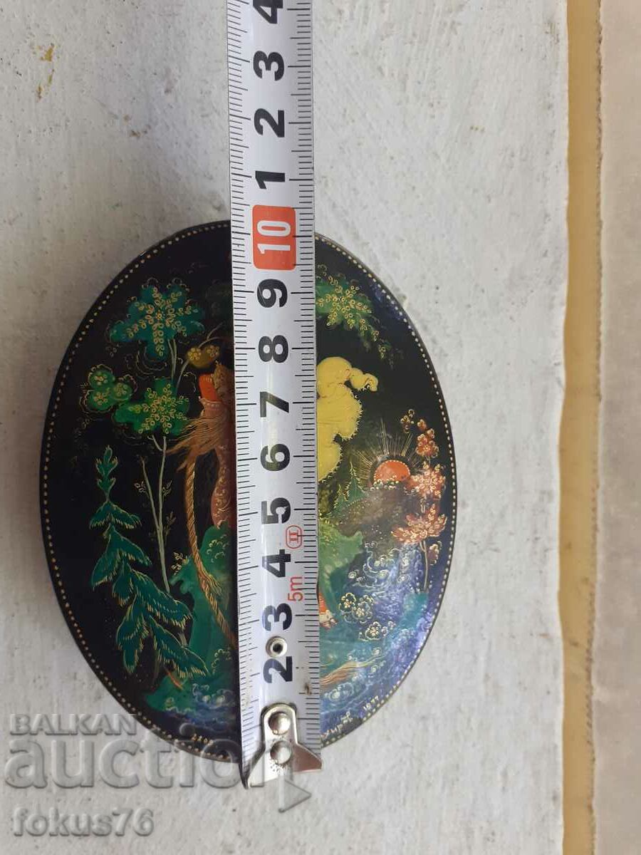 Μοναδικό ρωσικό κουτί λάκας ζωγραφισμένο παραμυθιού - 6 Μοναδικό ρωσικό κουτί λάκας ζωγραφισμένο παραμυθιού - 6