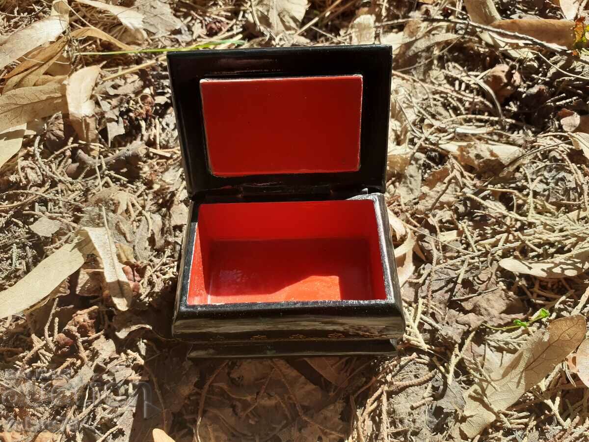 Delivery of Unique Russian Small Lacquer Box Painted Fairy Tale Scene