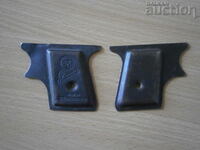 GRIPS BLACK FROM AN OLD SIGNAL CABBAGE PISTOL SLAVIA