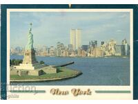 Old postcard - New York - Twin Towers