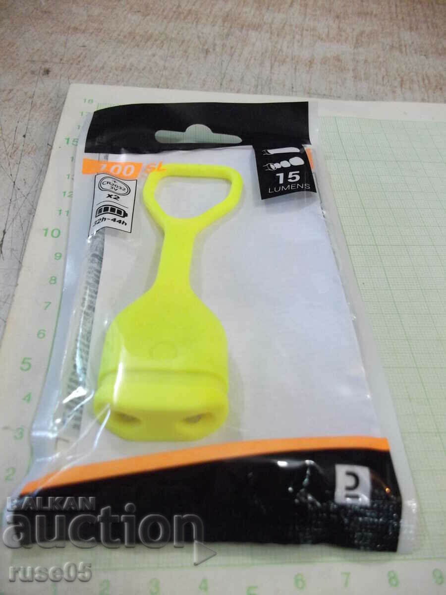 Led headlight "SL 100" on batteries for a bicycle yellow new - 1 with price 5.00 BGN | € 2.56 Led headlight "SL 100" on batteries for a bicycle yellow new - 1 with price 5.00 BGN | € 2.56