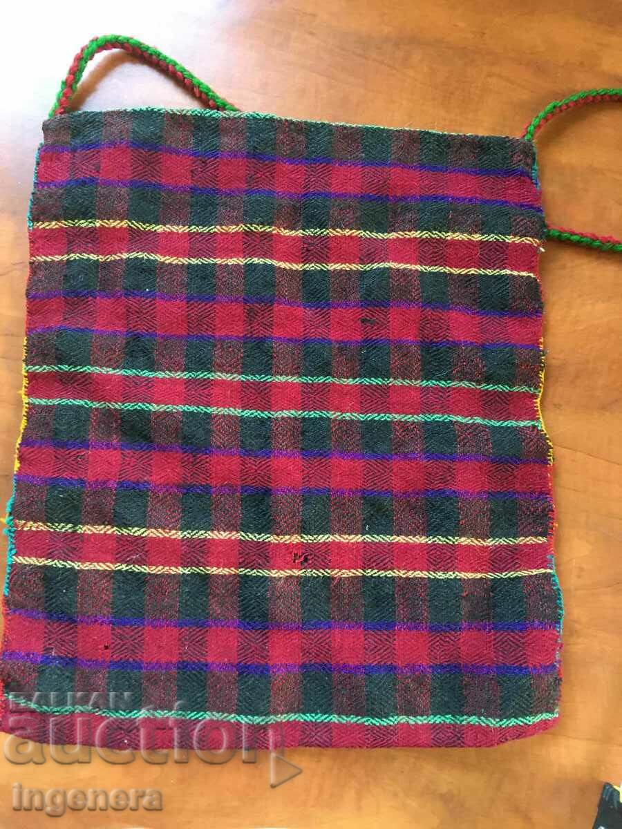 HANDWOVEN ETHNIC WOOL DRAINER BAG - 5