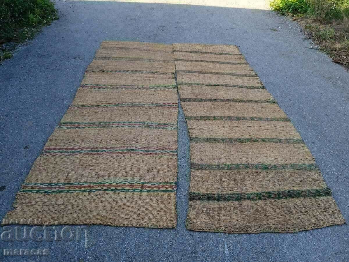 Old original woven mats