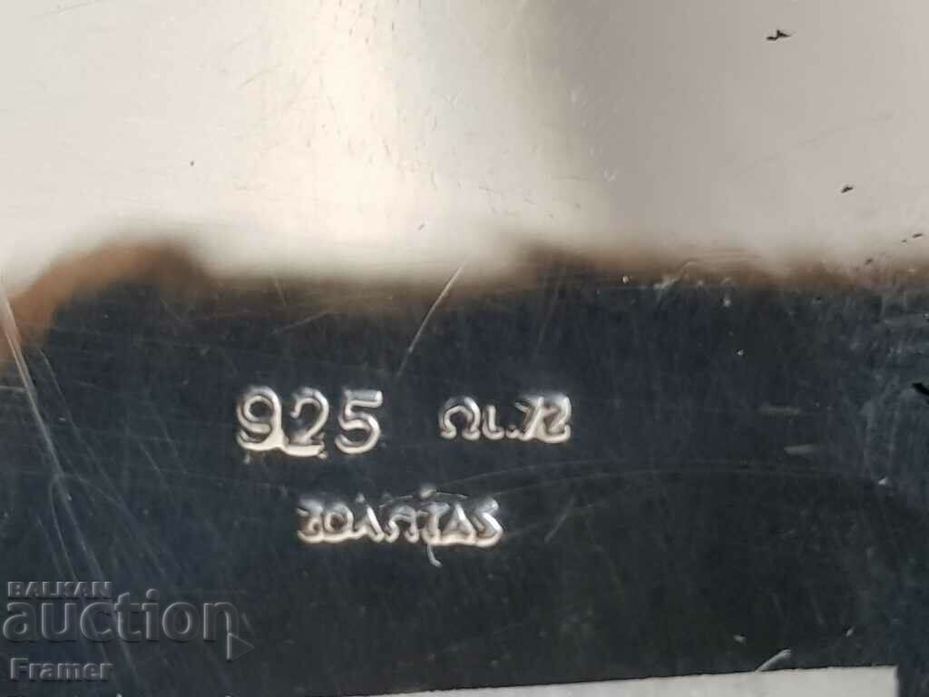 Silver forged silver bowl cup tas spear on antique vessel - 7 Silver forged silver bowl cup tas spear on antique vessel - 7