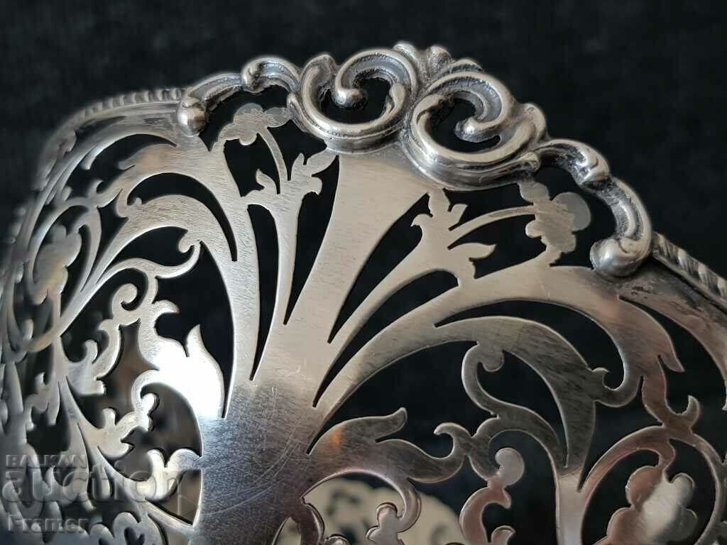 Silver Openwork Silver Bowl Cup Tasse Old England1913 Sheffield - 6 Silver Openwork Silver Bowl Cup Tasse Old England1913 Sheffield - 6