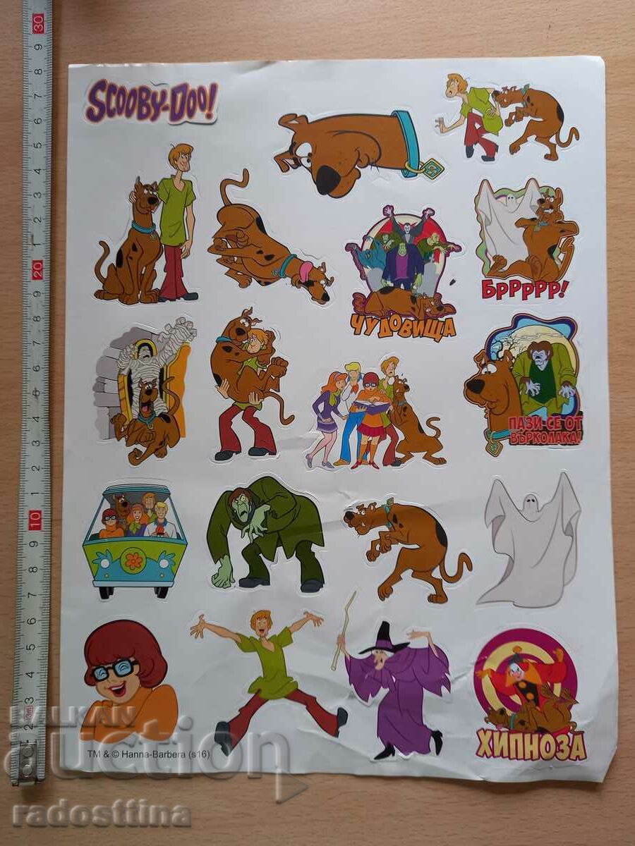 Auction Scooby Doo! Coloring book with stickers and riddles Auction Scooby Doo! Coloring book with stickers and riddles