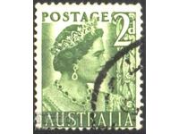 Σφραγισμένη βασίλισσα Ελισάβετ Β' 1959 από την Αυστραλία