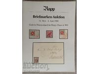 Briefmarken-Auktion. Galerie Furstenland Im Rapp-Haus in Wil
