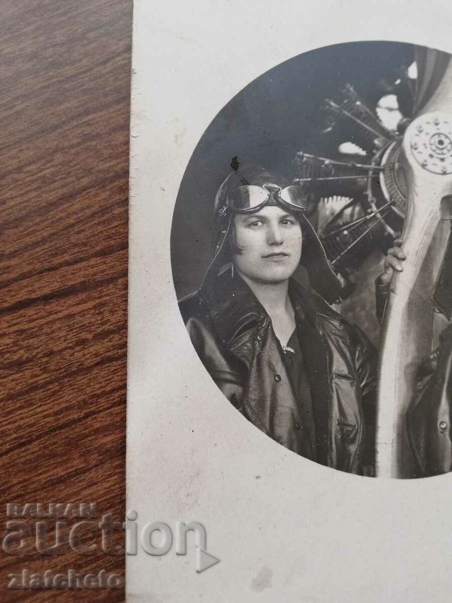 Auction Old photo - Aviators 1929 Rare Auction Old photo - Aviators 1929 Rare