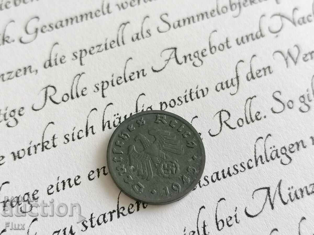 Reich coin - Germany - 1 pair 1943; series D with price 4.75 BGN | € 2.43 Reich coin - Germany - 1 pair 1943; series D with price 4.75 BGN | € 2.43
