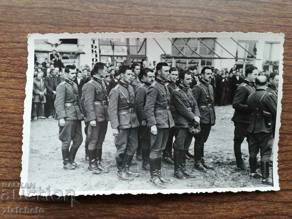 Fotografie veche - Militar al Doilea Război Mondial
