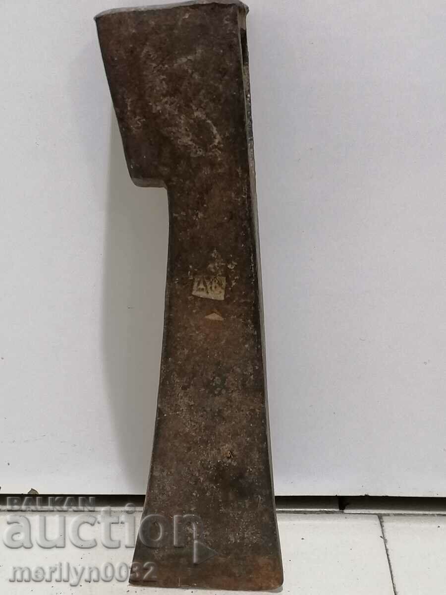 Auction An old ax shaft tool wrought iron Auction An old ax shaft tool wrought iron