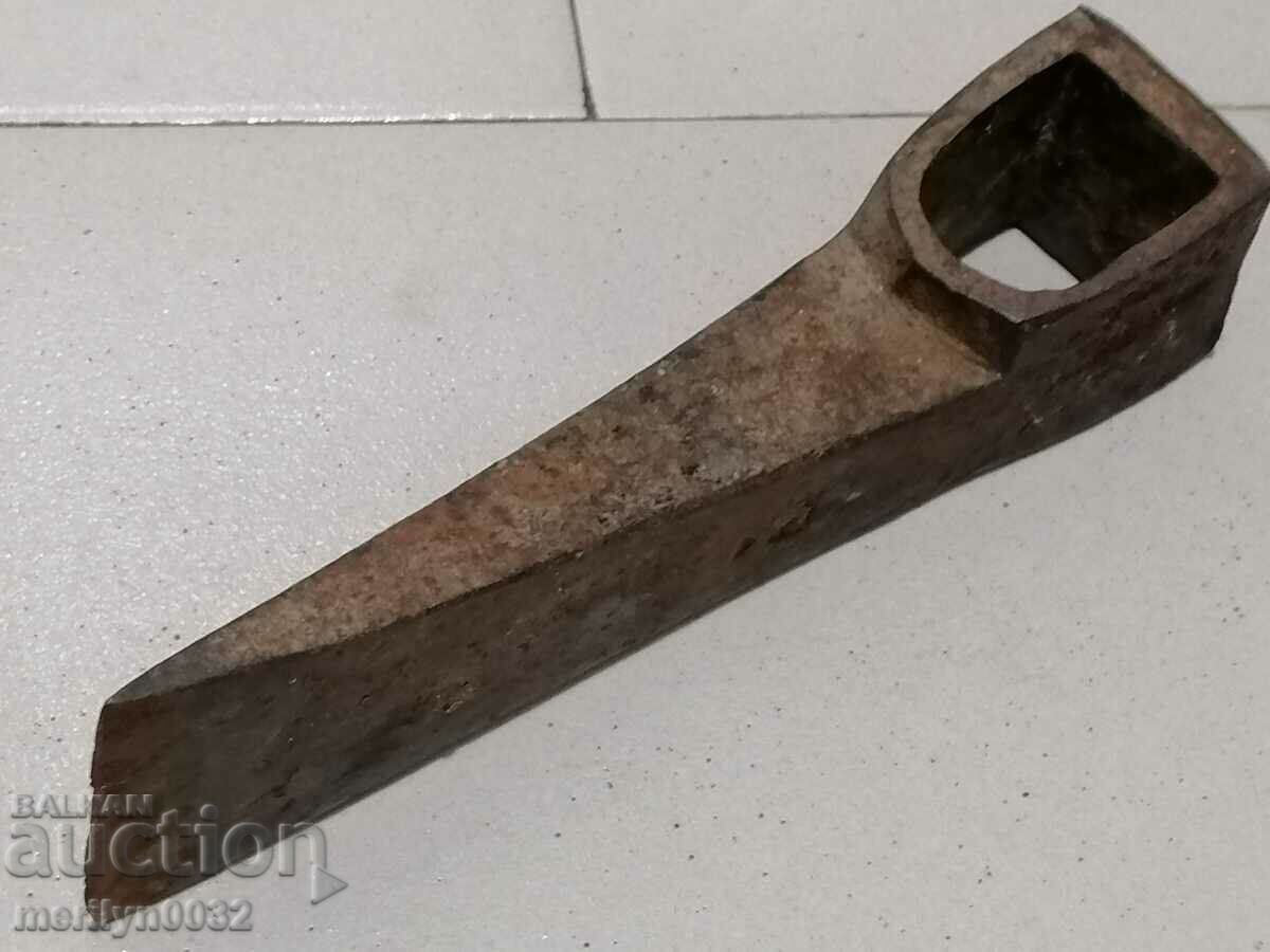 An old ax shaft tool wrought iron - 6 An old ax shaft tool wrought iron - 6