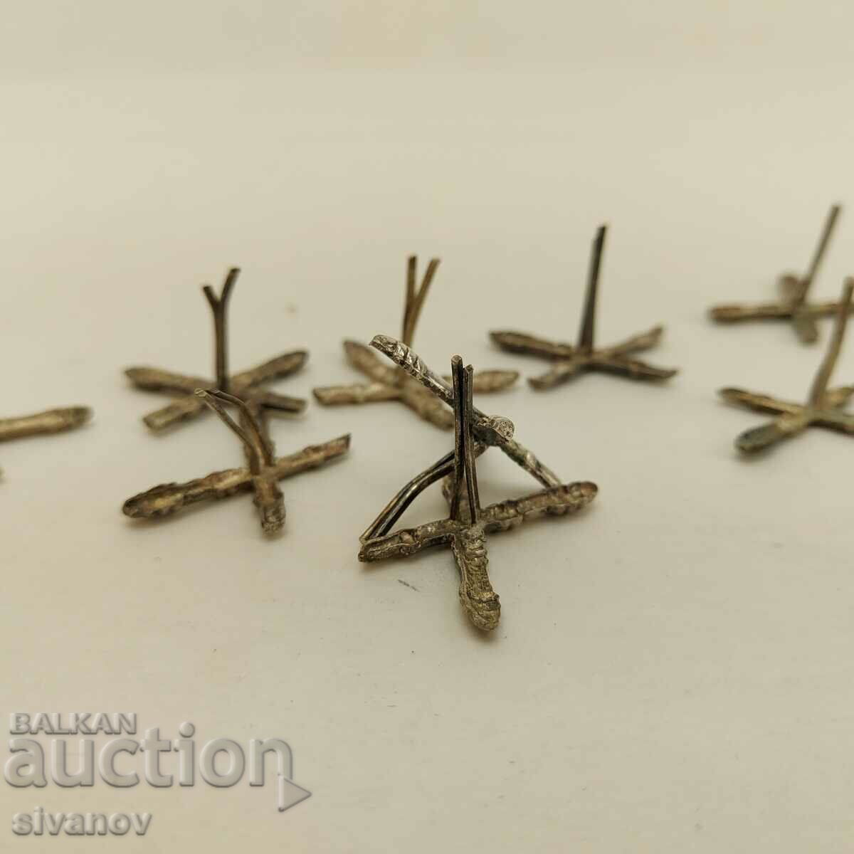 Lot of 9 old artillery monograms #4607 - 6 Lot of 9 old artillery monograms #4607 - 6