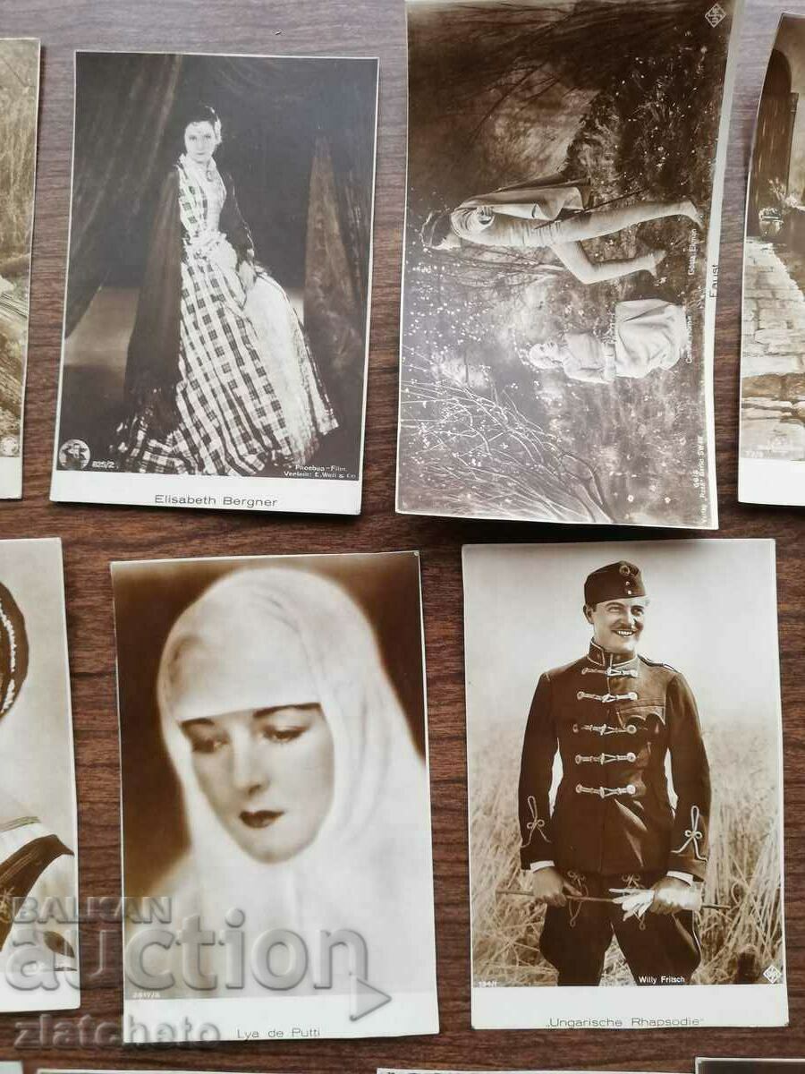 Auction Postcard artists - LOT of 19 CARDS Auction Postcard artists - LOT of 19 CARDS